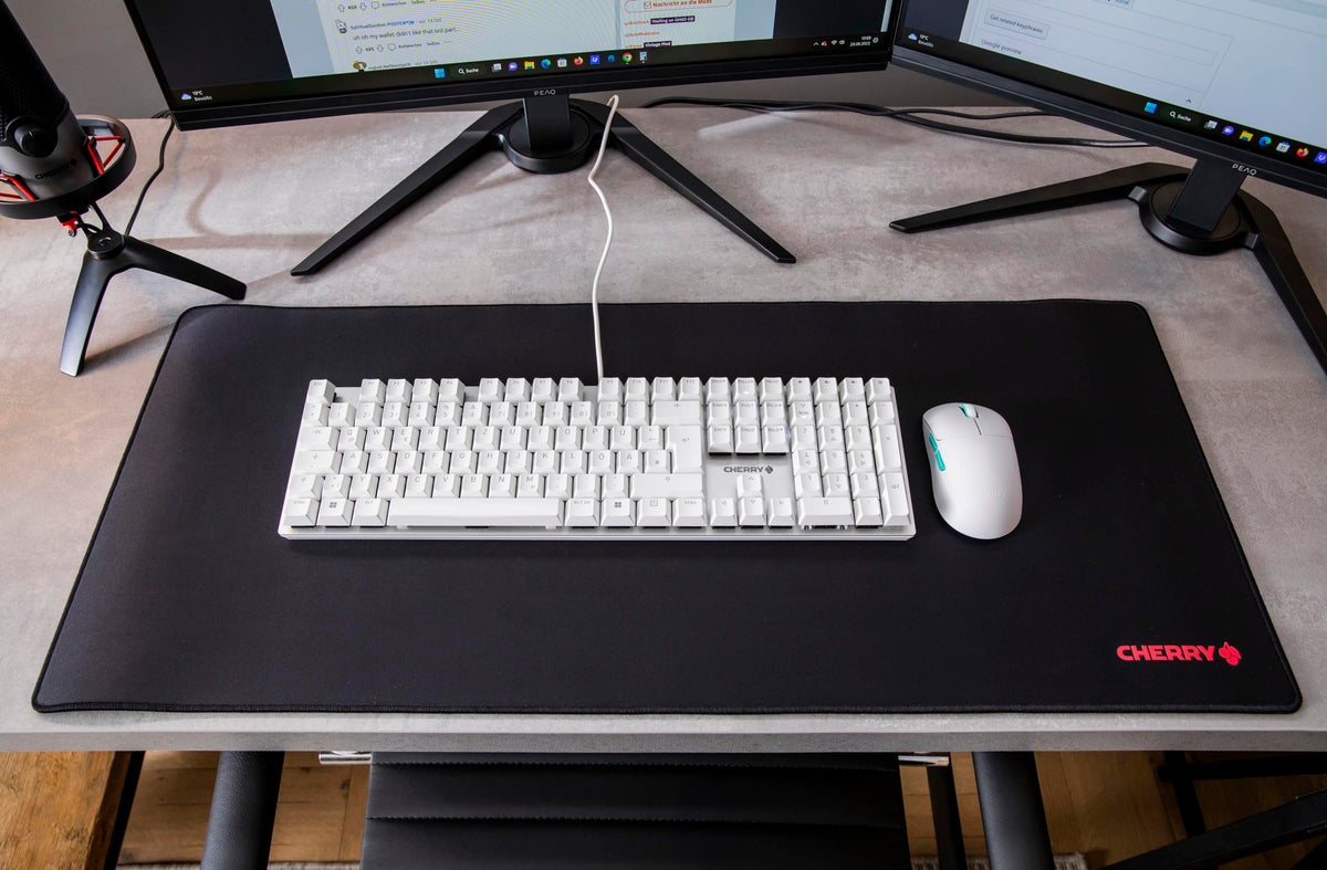 Cherry KC200MX in a modern office setup for productivity