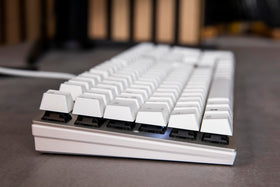 Cherry KC 200 MX MX2A brown switch close-up showing tactile mechanism for precise, responsive keystrokes