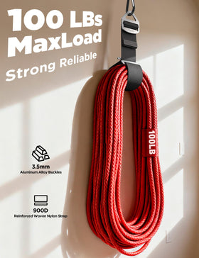 Chfeila cord and hose storage helping keep a workspace tidy.