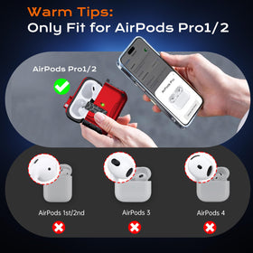 Chicfun AirPods Pro Case precision-fit design secures controls