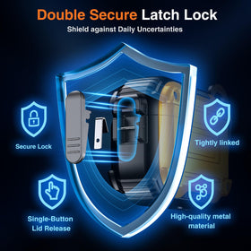 3.5mm TPU+PC structure of Chicfun Armour Lock AirPods Pro case provides durability.