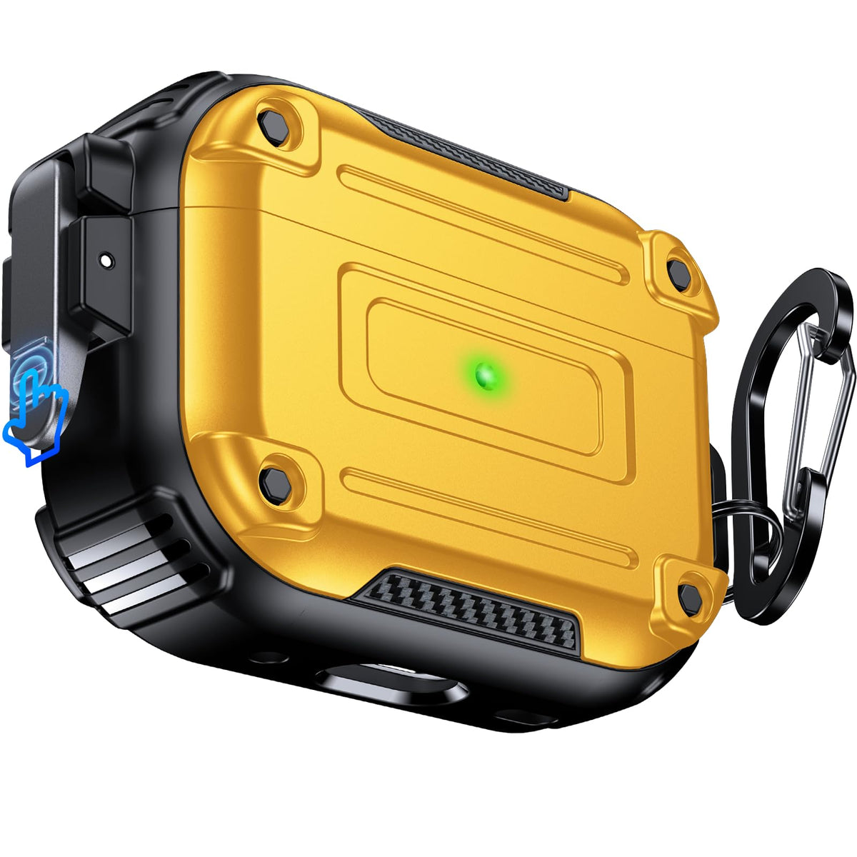 Includes adhesive tape and T-remover with Chicfun Armour Lock AirPods Pro case.