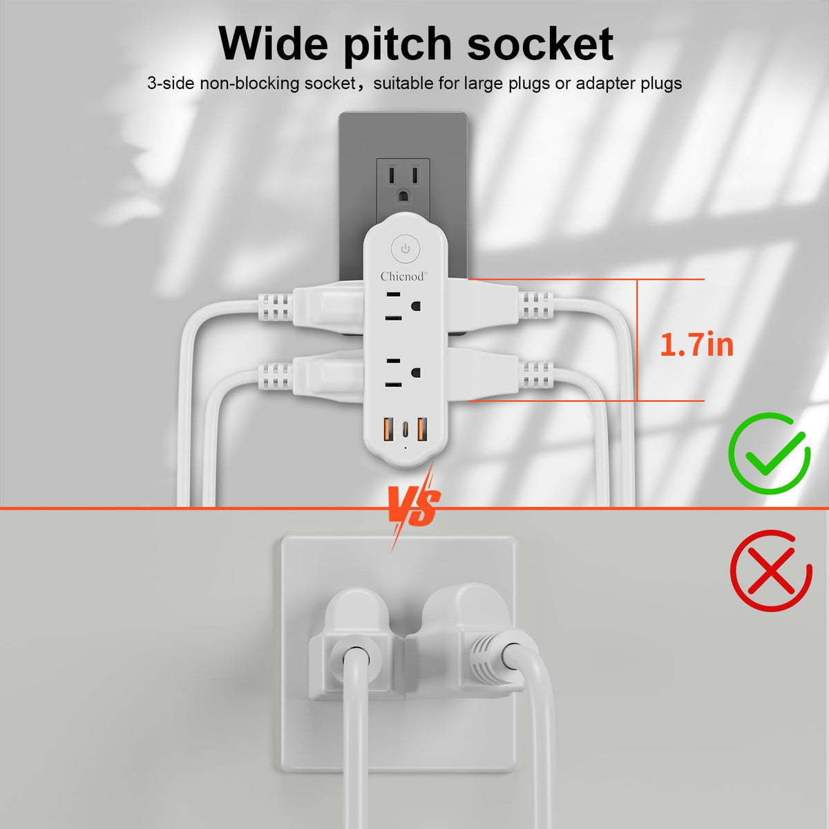 CHICNOD compact unit ideal for dorms, offices, or travel.