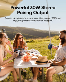 CHIFENCHY inside camping tent showing reliable outdoor sound companion