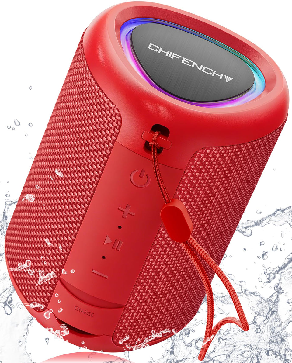 CHIFENCHY speaker front view showing compact design and strong audio projection