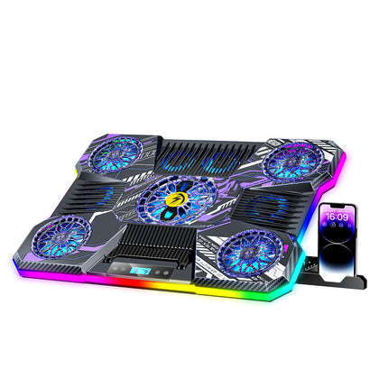 ChillCore A21 front view showing full cooling pad and product branding, highlights build quality