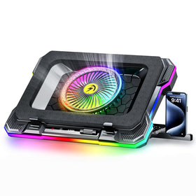 ChillCore K1 front view showing RGB lighting and cooling benefits