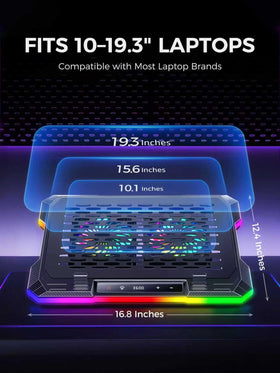 ChillCore K6 RGB lit with RGB modes on a desk, creates coordinated ambient lighting