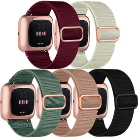Chinber front view showing five replacement bands and color variety for style