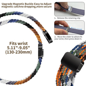 Chinber band beside ruler showing fit range and adjustable sizing