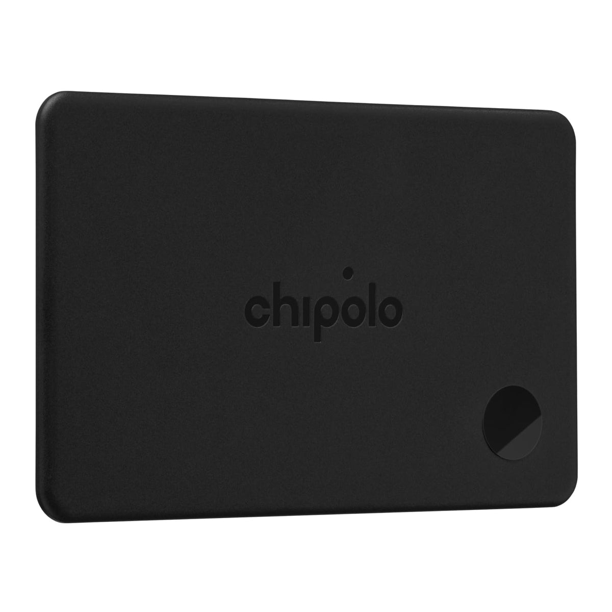 Chipolo CARD front view showing slim design and branding, helping quick identification