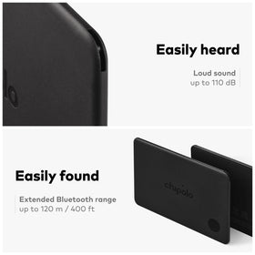 Chipolo CARD inside passport pouch showing travel-ready protection and tracking