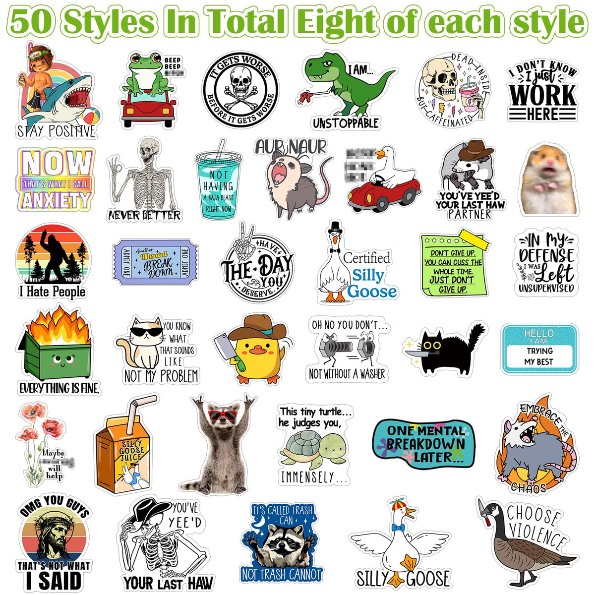 Chivertion 2-inch stickers offer bold visibility without clutter