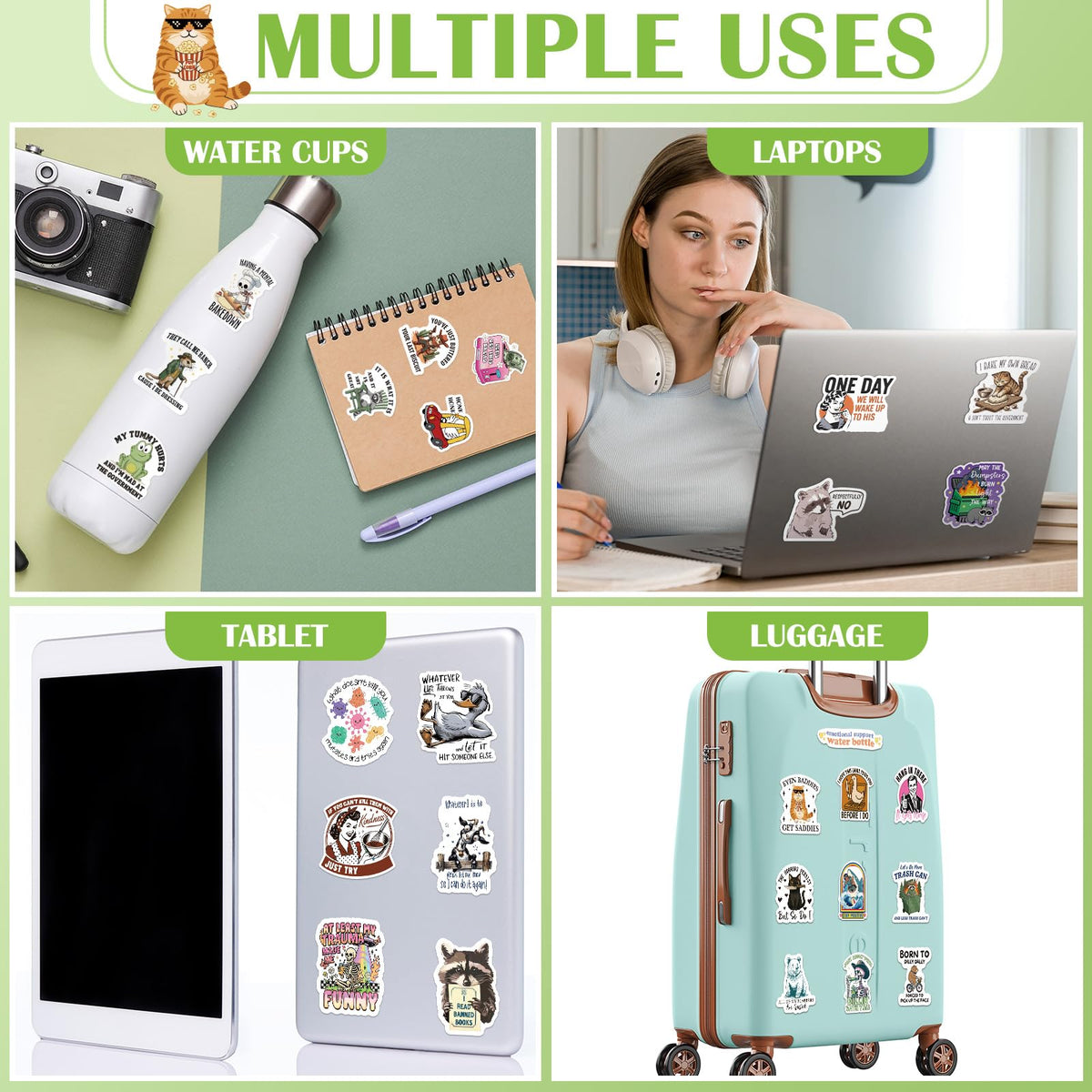 Chivertion stickers wall decor, add personality to any space.