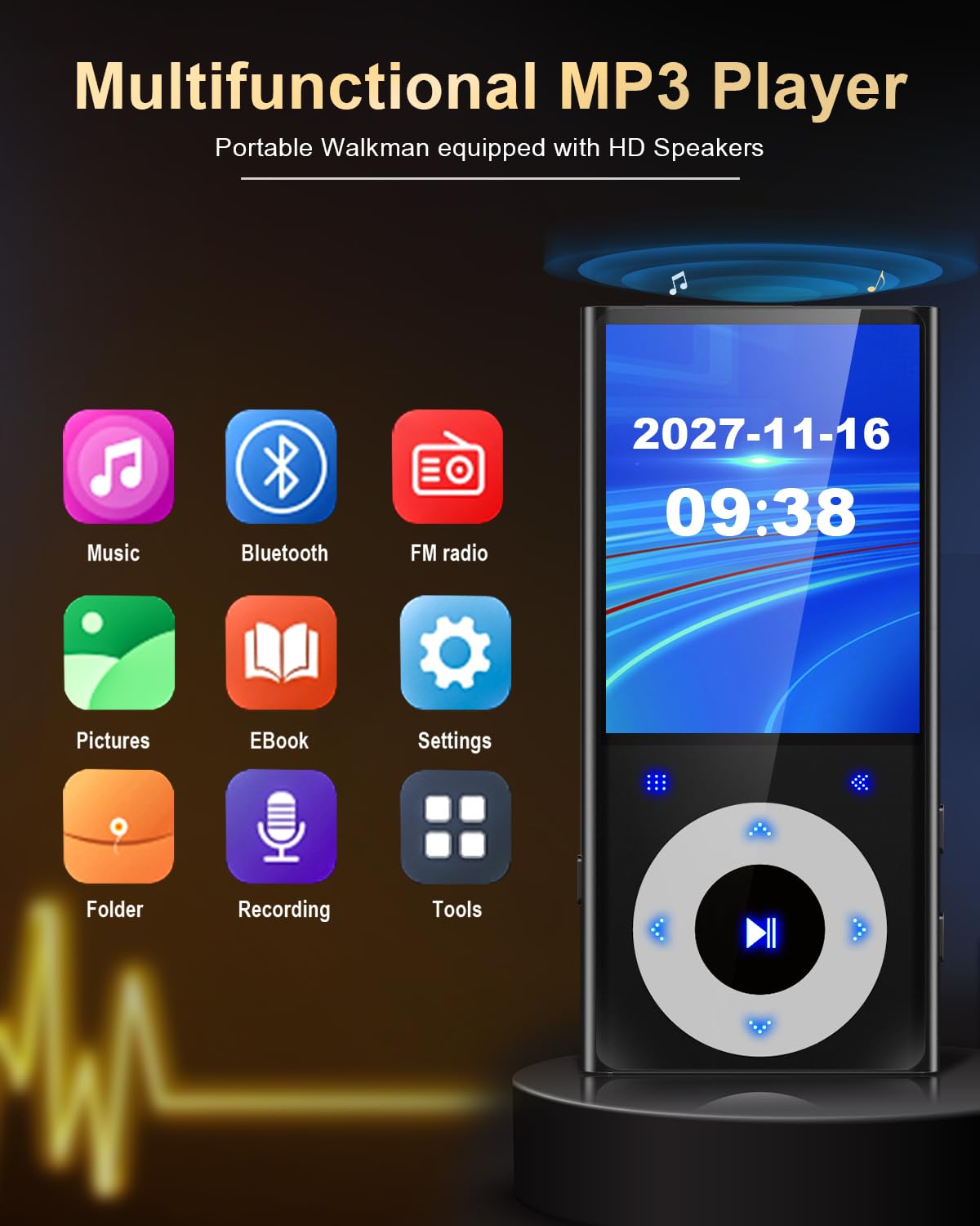 CCHKFEI M20 Bluetooth 5.3 for fast, reliable wireless playback