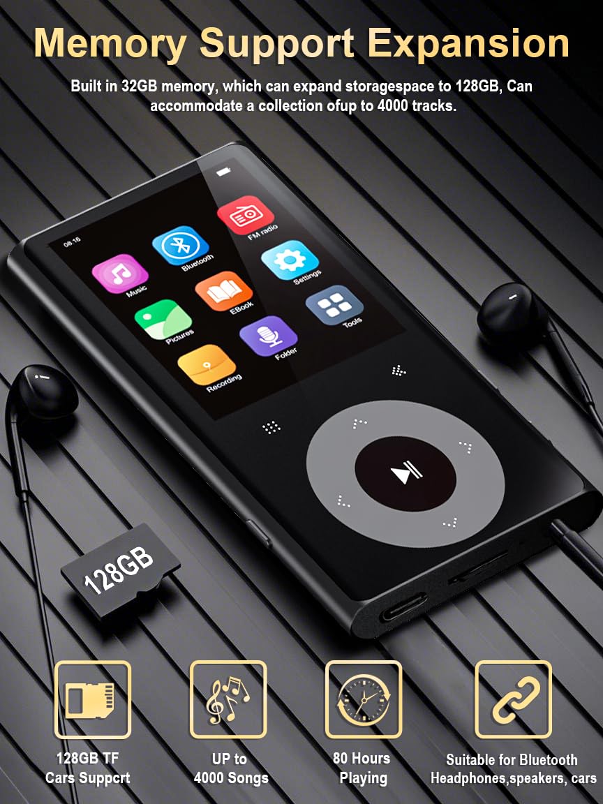 CCHKFEI M20 built‑in speaker for listening without headphones