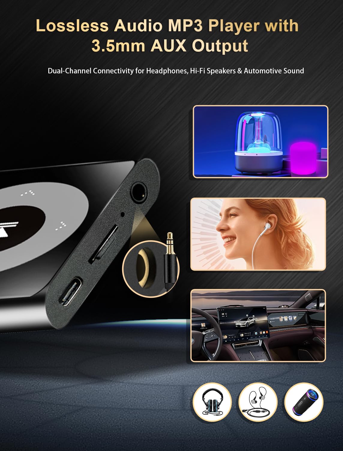 CCHKFEI M20 multifunction features including FM radio and voice recorder