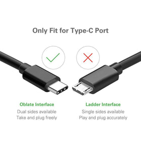 CHLOLMY 65W USB-C adapter front view emphasizing slim profile for desk use