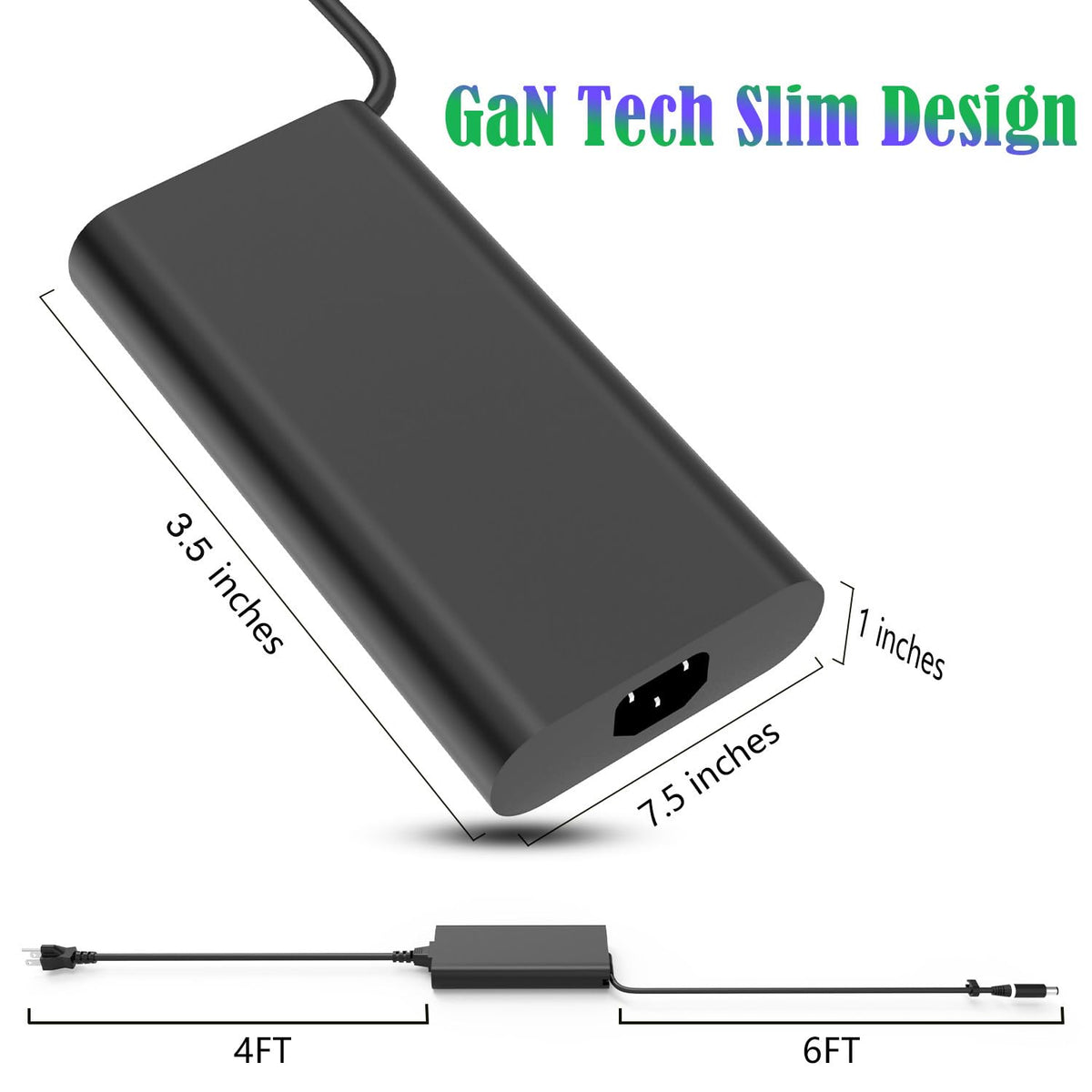 CHLOLMY Slim 330W uses 7.4x5.0mm connector for secure charging
