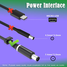 CHLOLMY Slim 330W shows LED indicator for easy location in low light