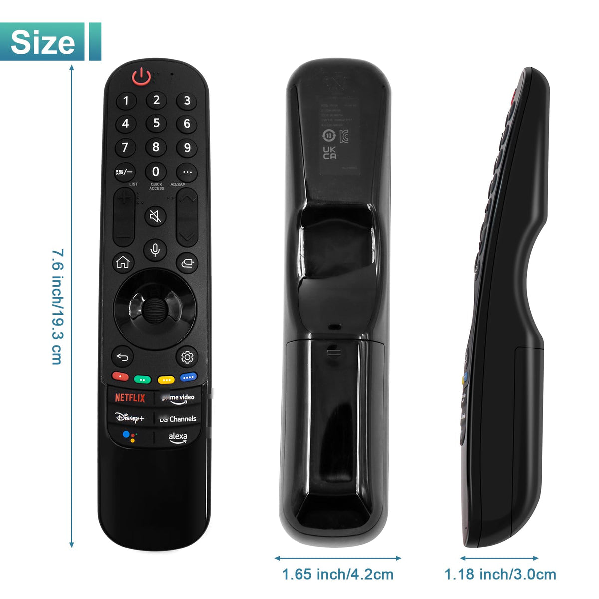 Six dedicated shortcut keys for popular apps and services on the Chobokiang remote