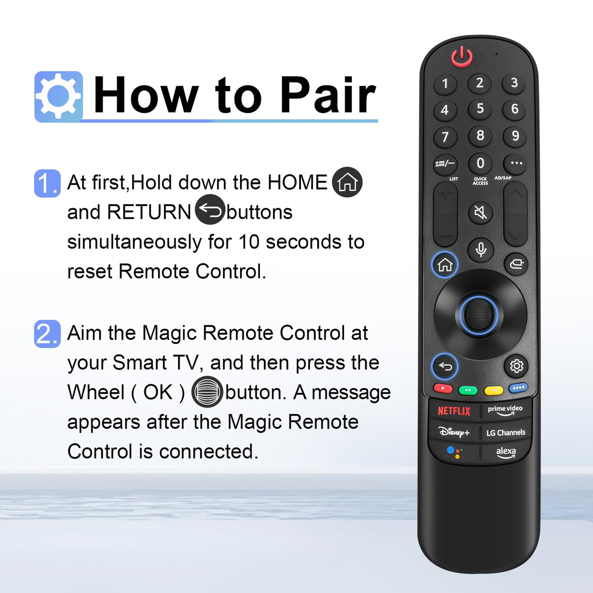 Chobokiang remote with pointer function enables precise control during viewing