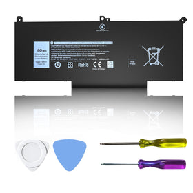 Choccosuri F3YGT 60Wh battery for Dell Latitude, ready for all-day power.