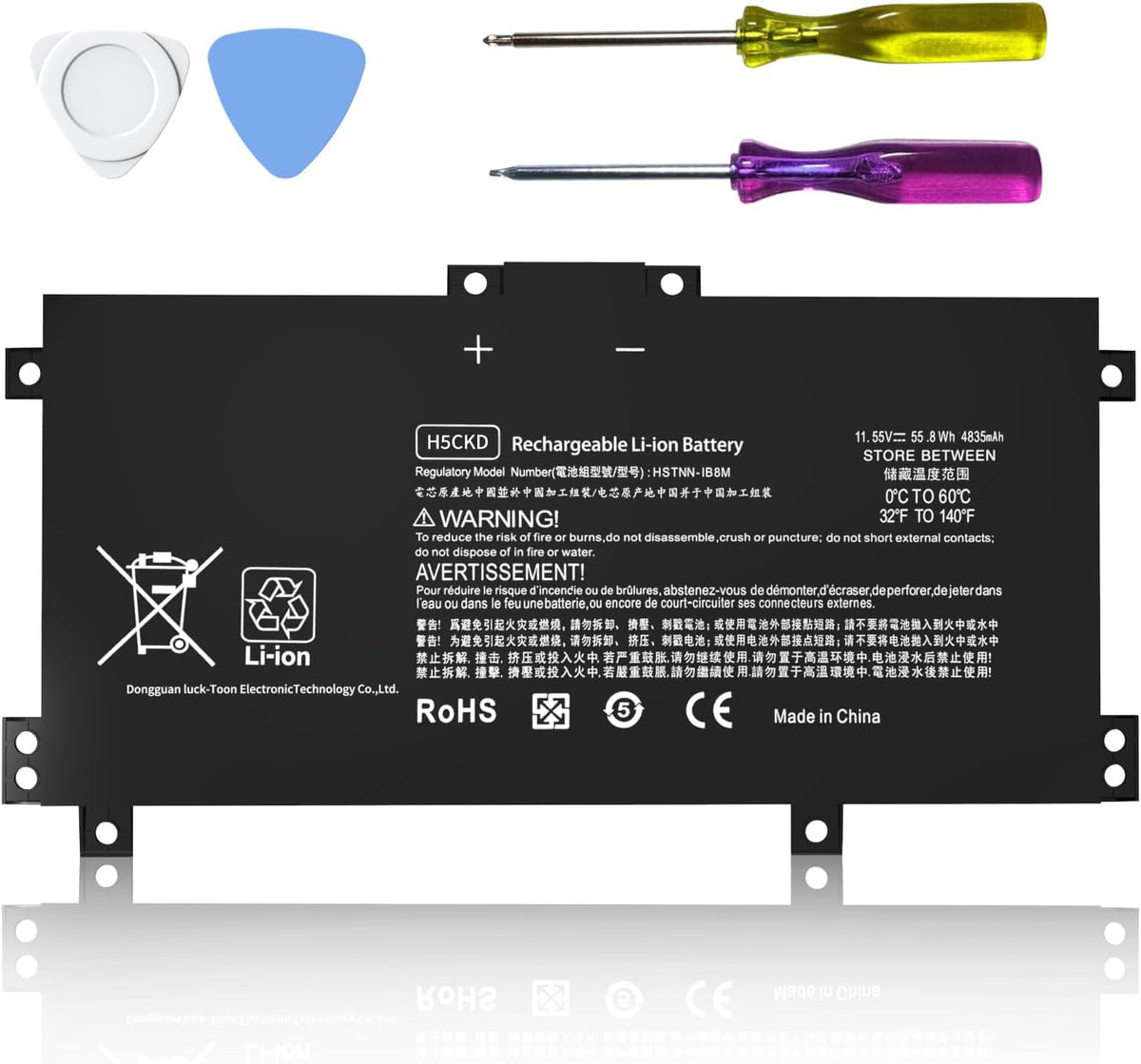Choccosuri LK03XL battery package for HP Envy X360