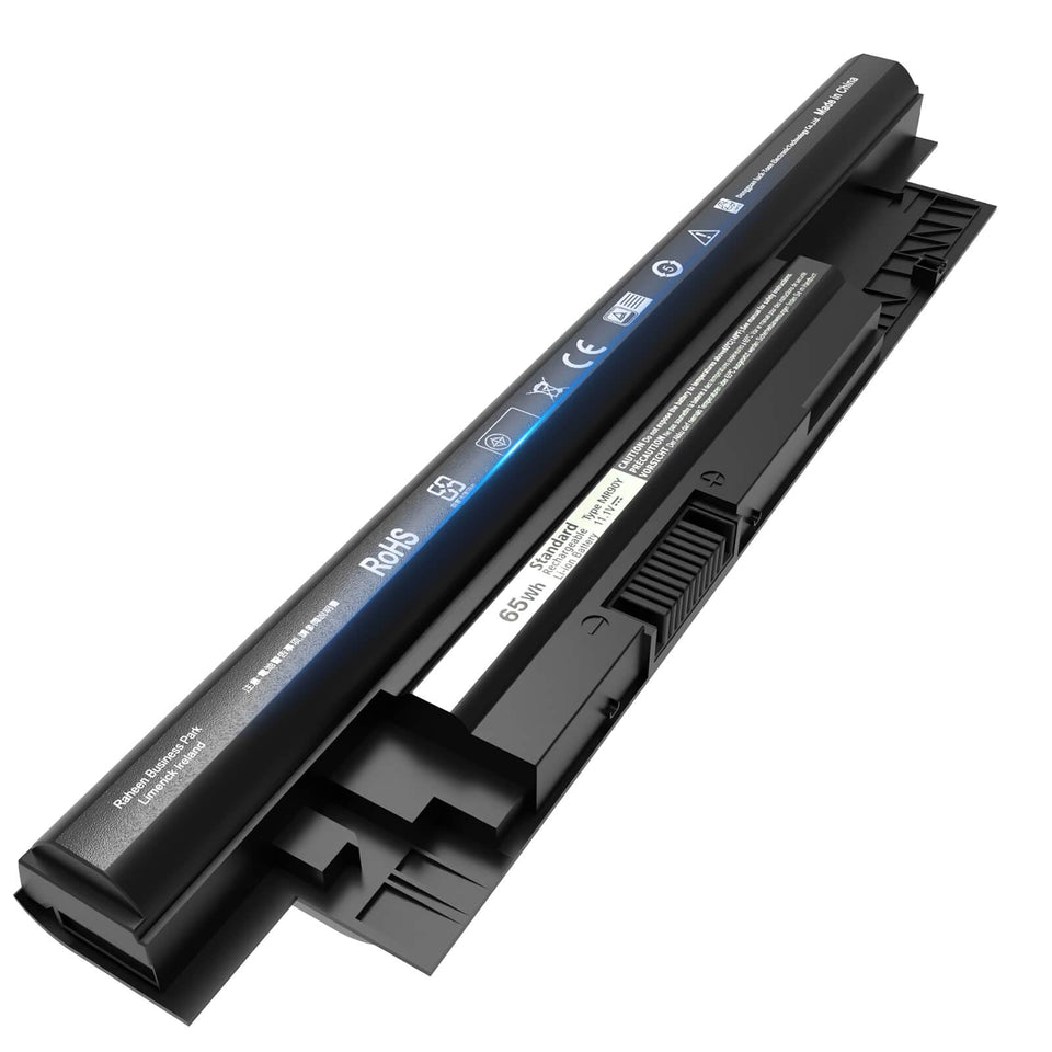 Choccosuri MR90Y 65Wh battery with compact six-cell pack for Dell laptops, long-lasting power.