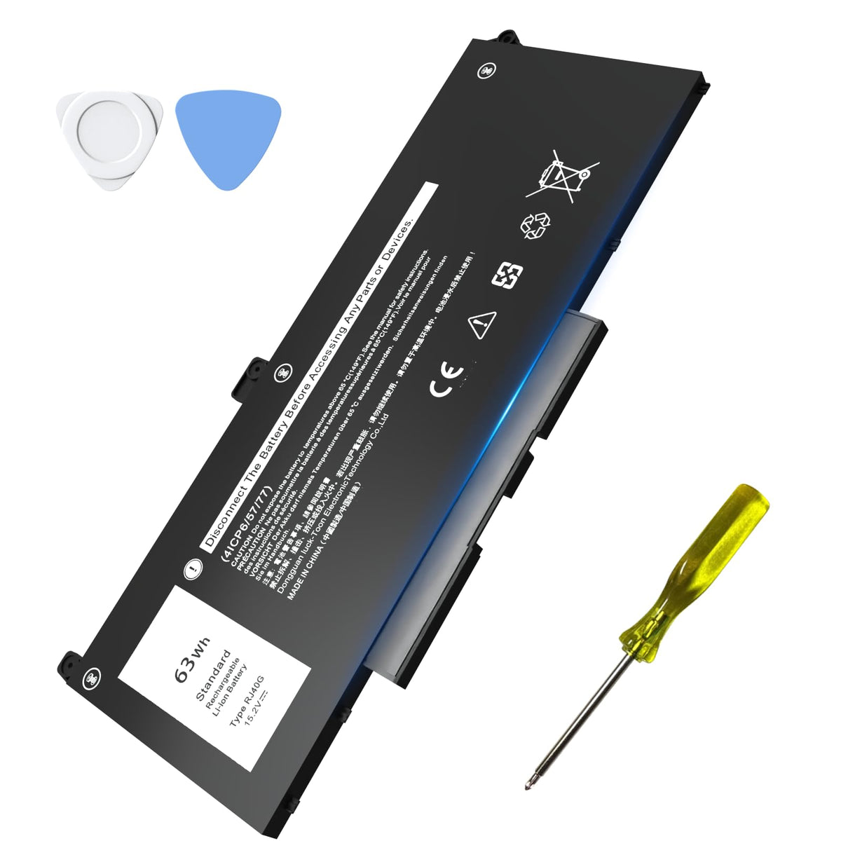 choccosuri RJ40G warranty and support card image indicating one‑year coverage and help