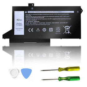 choccosuri WY9DX front view showing battery shape and fit for Dell