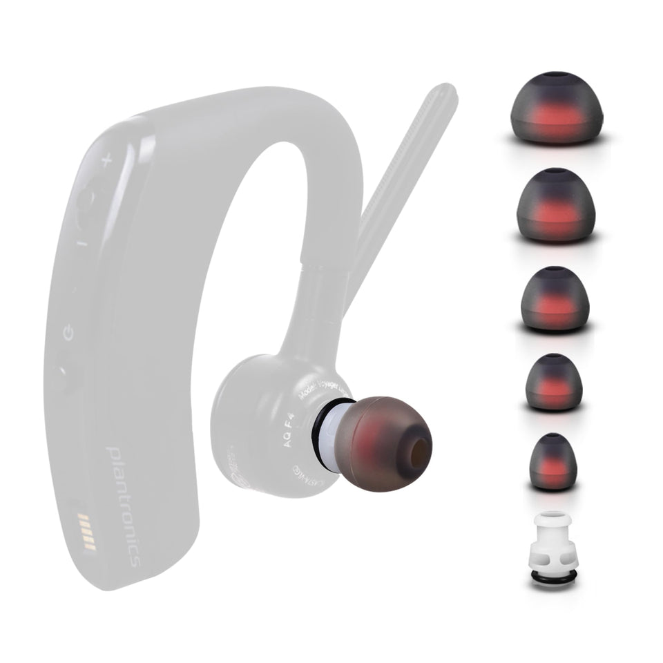 CHOCKALOTTA eartip adapter for Plantronics 5200 compatibility improves voice clarity.
