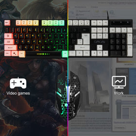 CHONCHOW light-up keyboard and mouse add stylish ambience to late-night sessions.