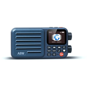 CHOYONG A8W front view highlights accessible controls for quick internet radio streaming.