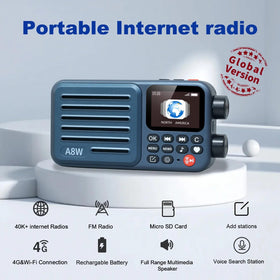 CHOYONG A8W display and controls for quick station navigation