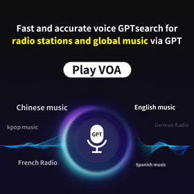 CHOYONG LC90 display panel demonstrates easy navigation and station bookmarking.