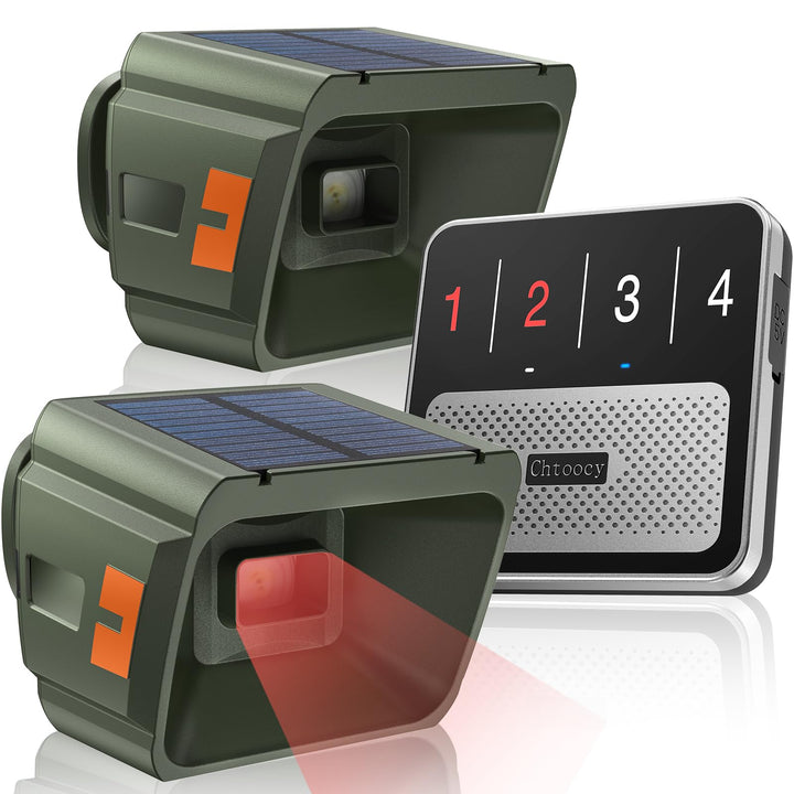 Chtoocy front panel and receiver showing controls and clear identification benefit
