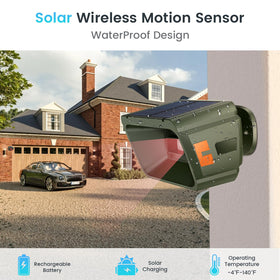 Chtoocy receiver placed indoors demonstrating audible alerts heard inside