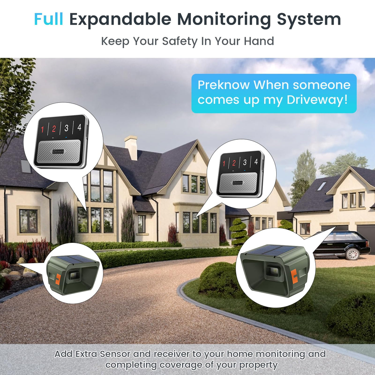 Chtoocy sensor beside ruler showing compact size for flexible placement