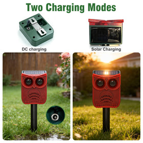 ChunHee solar motion alarm wall mount setup for easy installation