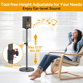 Chunxiao interior cable-management post hiding speaker wires neatly