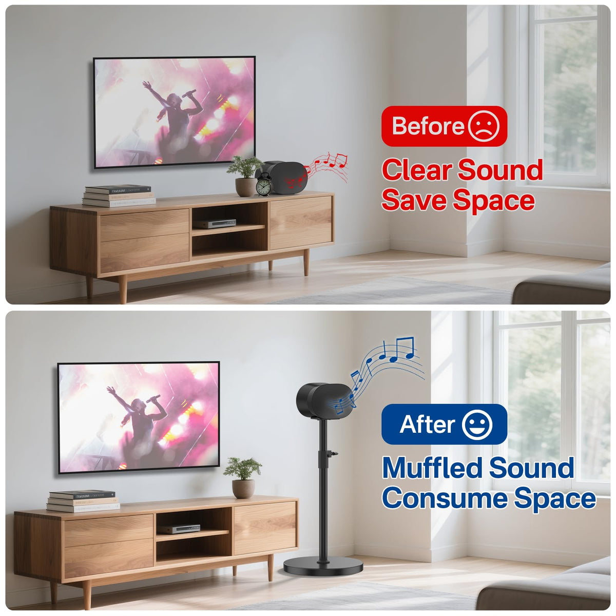 Chunxiao side profile of Era 300 stand in living room for aesthetic placement