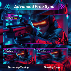 ChzsyhC 1ms MPRT reduces motion blur during rapid onscreen action.