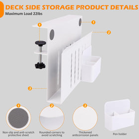 CIBOTIES magnetic pen holder keeps pens organized and accessible.