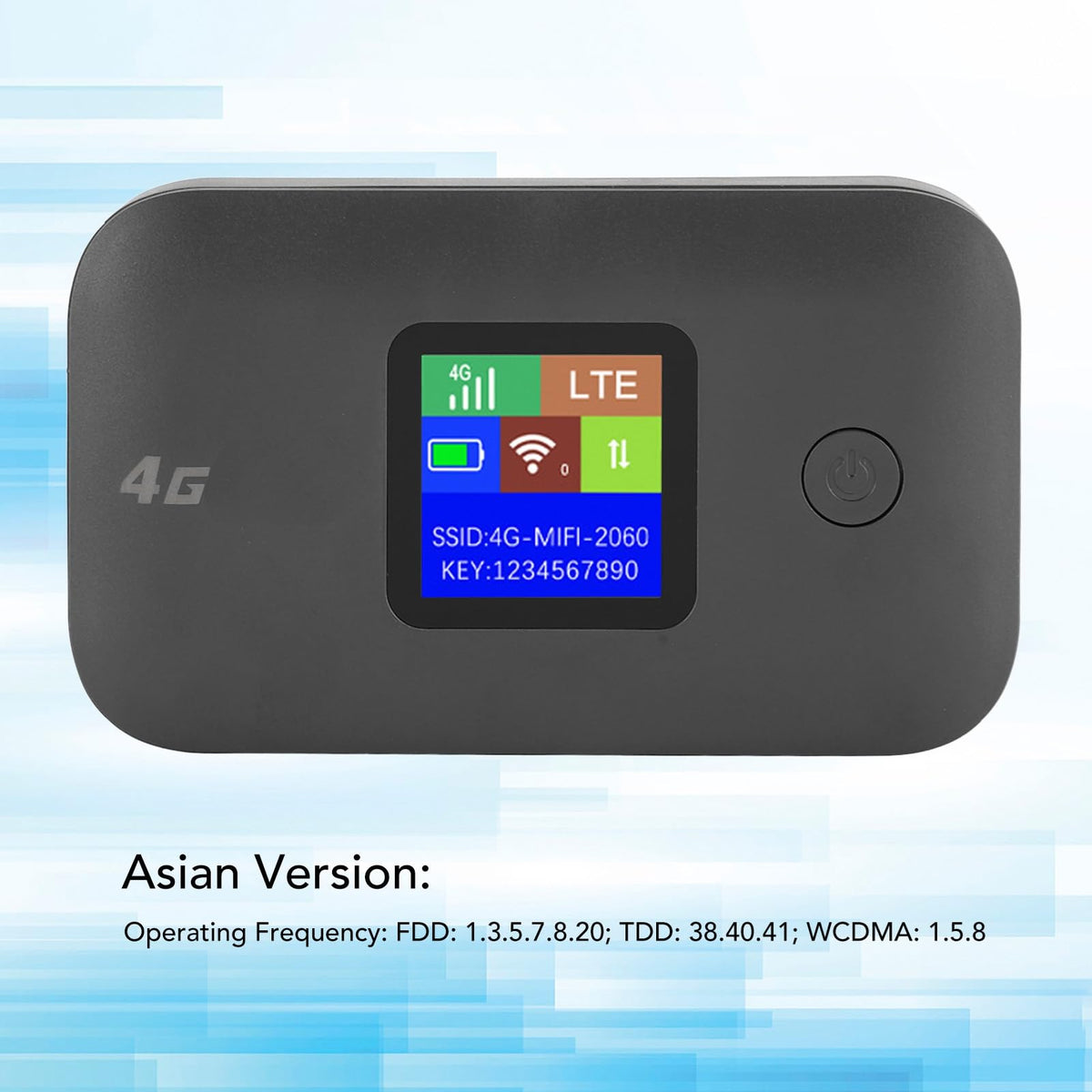 Ciciglow compact ABS shell highlights durable, lightweight design.