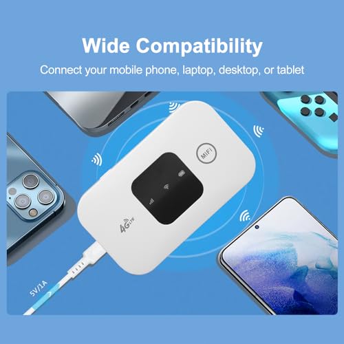 ciciglow mobile hotspot pocket-size, perfect for travel in a bag or pocket