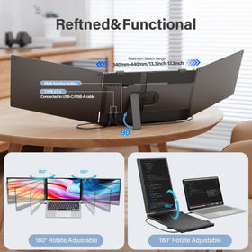 CIDETTY aluminum stand provides stable support and heat dissipation