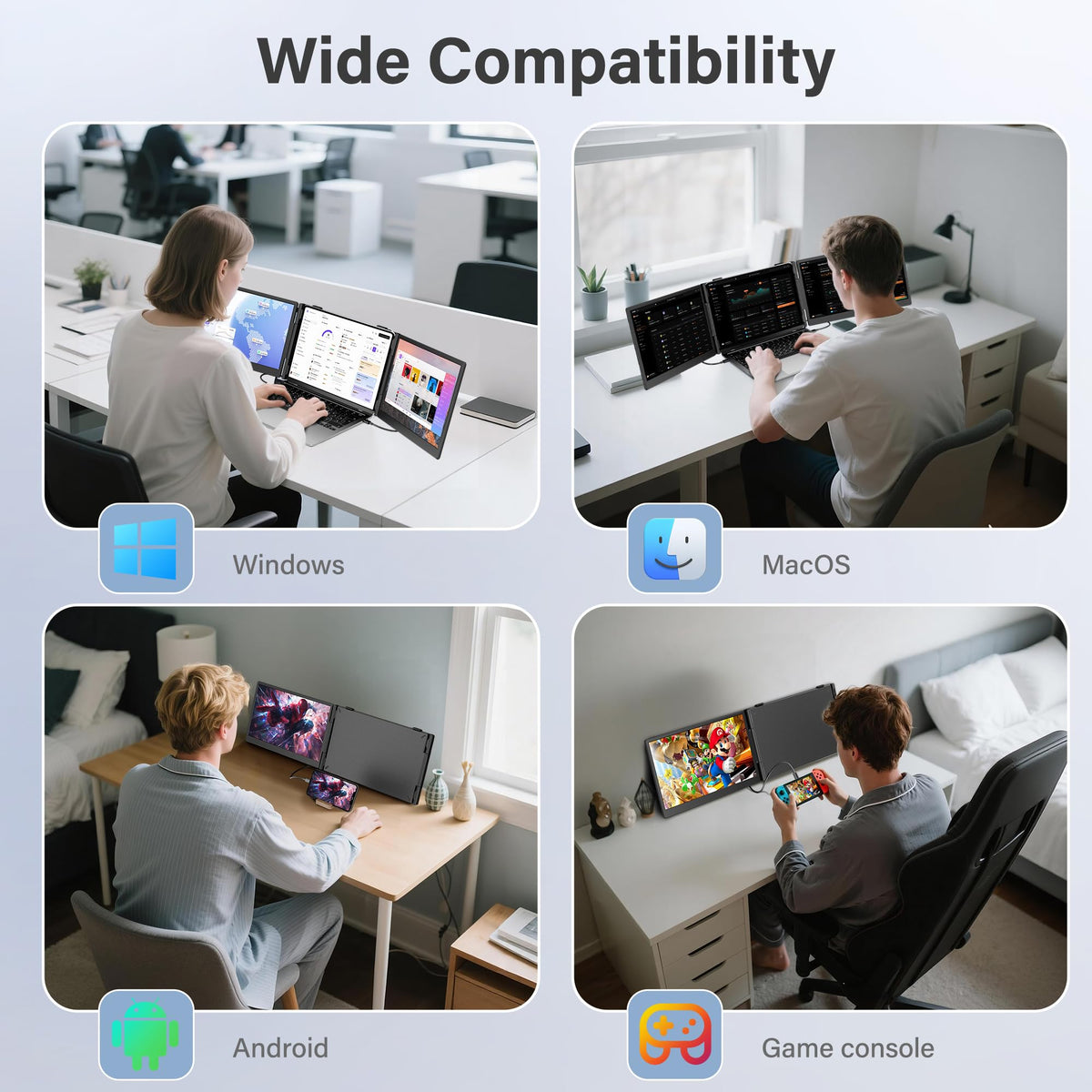 CIDETTY two port connections enable seamless dock with Type-C and HDMI