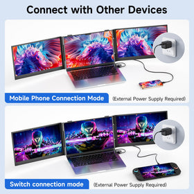 CIDETTY travel-friendly monitor easily slips into a bag