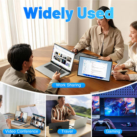 CIDETTY lightweight dual-screen setup ideal for travel and multi-location use.